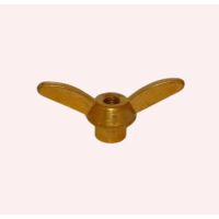 Brass Butterfly Wing Nuts Double Wing Design, Ergonomic Hand Tightening Nuts for Quick Assembly Disassembly in Industrial and Furniture Applications